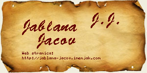 Jablana Jačov vizit kartica
